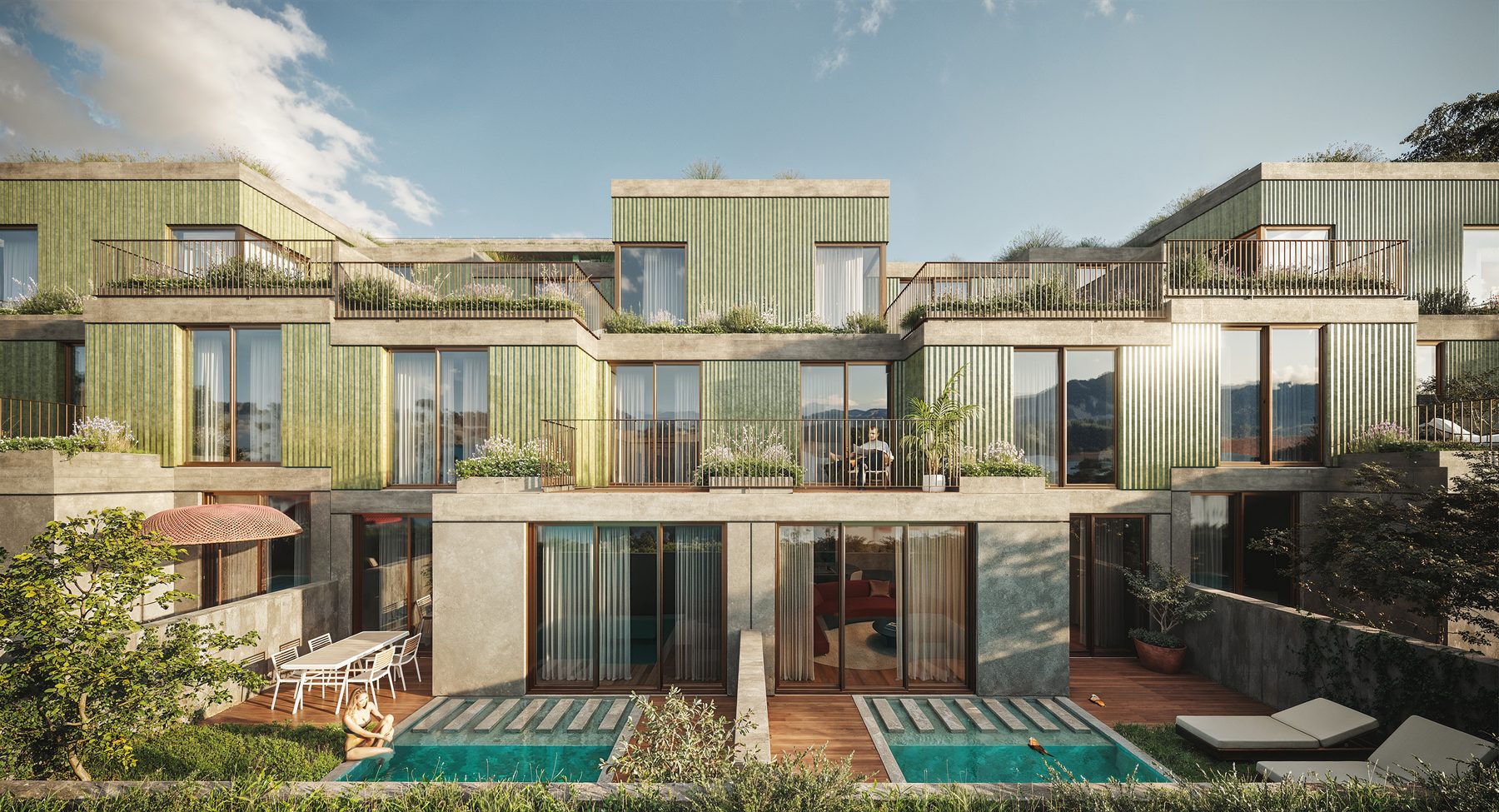 Sobreiro Residences — Häuser mit Privatpool